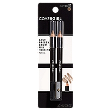 Covergirl Easy Breezy Brow Fill + Define 510 Soft Brown, Pencil, 0.06 Ounce