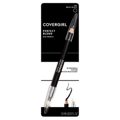 Covergirl Perfect Blend 100 Basic Black Eye Pencil, 0.03 fl oz
