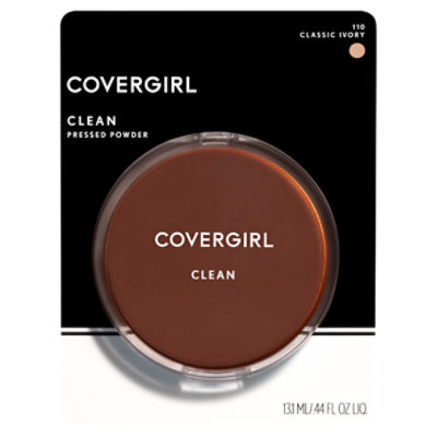 Covergirl Clean 110 Classic Ivory Normal Skin Pressed Powder, 0.39 oz