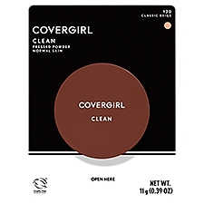 Covergirl Clean 130 Classic Beige, Pressed Powder, 0.39 Ounce
