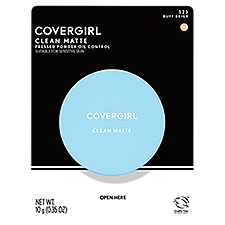 Covergirl Clean Matte 525 Buff Beige, Pressed Powder, 0.35 Ounce