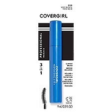 Covergirl Professional 200 Very Black 3 in 1 Curved Brush Mascara, 0.3 fl oz