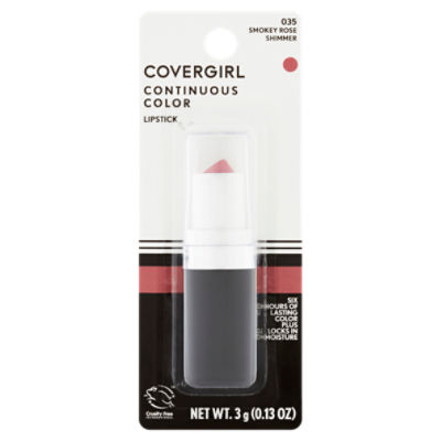 CoverGirl Continuous Color Lipstick In Smokey Rose – 35 Oz, Langanhaltend, Für Intensiven Lippenlook