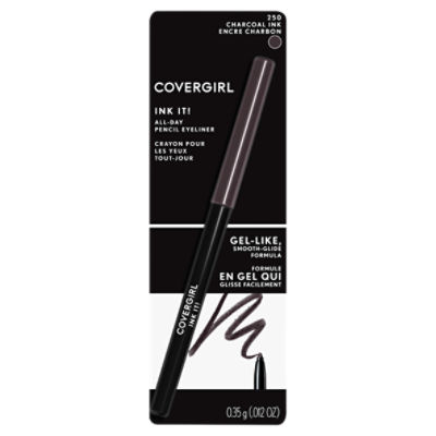 Covergirl Ink It! 250 Charcoal Ink All-Day Pencil Eyeliner, .012 oz