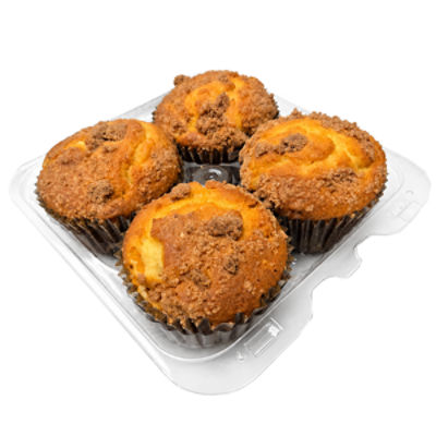 Our Own Peaches & Cream Muffins, 4-Pack