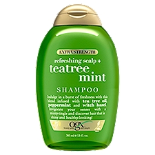 Ogx Extra Strength Refreshing Scalp + Teatree Mint Shampoo, 13 fl oz