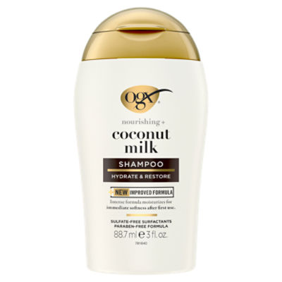 Ogx Nourishing + Coconut Milk Shampoo, 3 fl oz