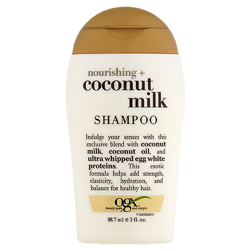 Ogx Nourishing + Coconut Milk Shampoo, 3 fl oz