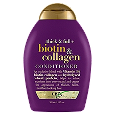 Ogx Conditioner, Thick & Full + Biotin & Collagen, 13 Fluid ounce