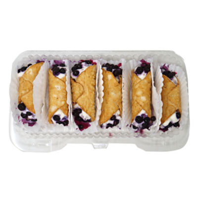 Mini Blueberry Cannoli's 6pack