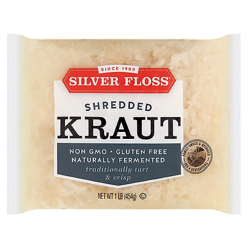 Silver Floss Shredded Kraut, 1 lb