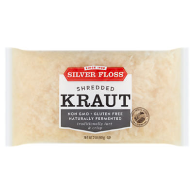 Silver Floss Shredded Kraut, 2 lb, 32 Ounce