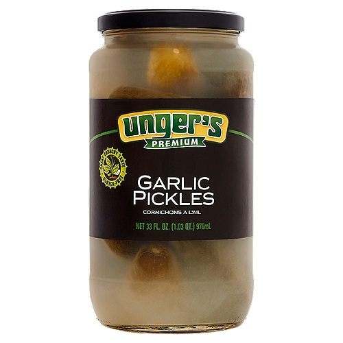 Ungers Garlic Pickles, 33 fl oz