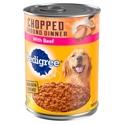 Pedigree Chopped Ground Dinner with Chicken Soft Wet Dog Food