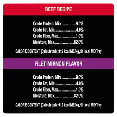 Cesar 4 Flavors Canine Cuisine Dog Food, 3.5 oz, 24 count