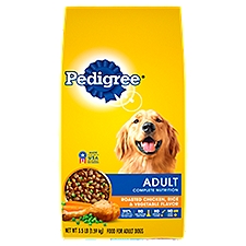 PEDIGREE Complete Nutrition Adult Dry Dog Food Roasted Chicken, Rice & Veg Flavor Dog, 3.5 lb.