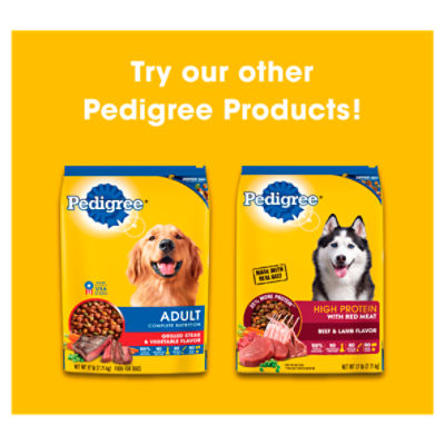 Pedigree lamb and rice dog outlet food