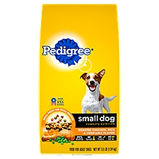 PEDIGREE Small Dog Complete Nutrition Small Breed Adult Dry Dog Food Chicken, Rice & Veg, 3.5 lb.