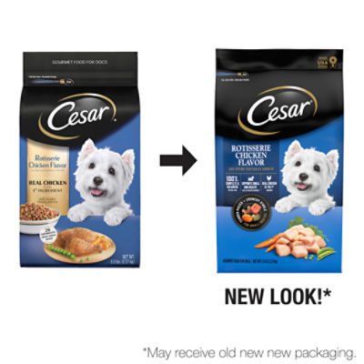 Cesar dog food chicken and cheap vegetables