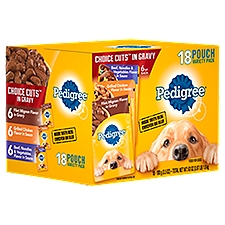 Pedigree Choice Cuts in Gravy Variety Pack Wet Dog Food, 63 Ounce