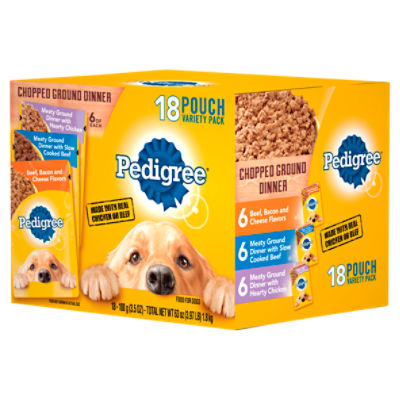 Pedigree 18 pouch variety 2024 pack