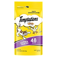 Temptations Tasty Chicken Flavor Treats for Cats Ultra Value Size, 48 oz