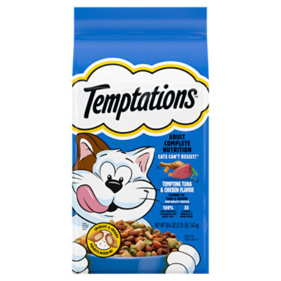 Temptations Tempting Tuna & Chicken Flavor Food for Adult Cats 1+, 50.4 oz