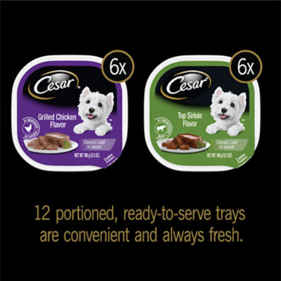 Cesar grilled clearance chicken dog food