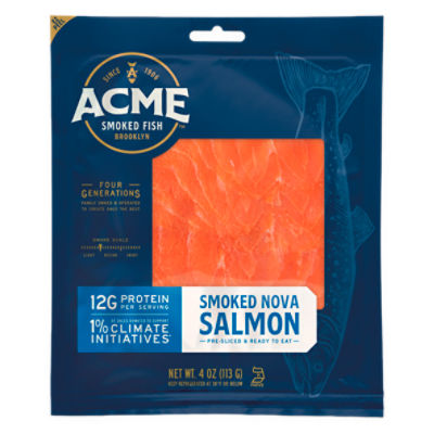 Acme Smoked Fish Smoked Nova Salmon, 4 oz