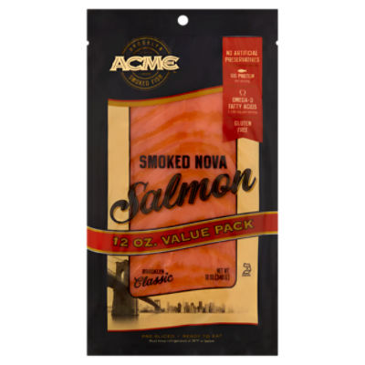 ACME Smoked Nova Salmon Value Pack, 12 oz