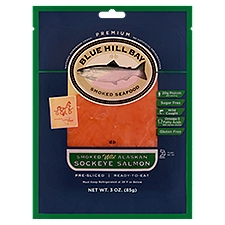Blue Hill Bay Smoked Wild Alaskan Sockeye Salmon, 3 oz