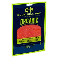 Blue Hill Bay Organic Naturally Smoked, Salmon, 3 Ounce
