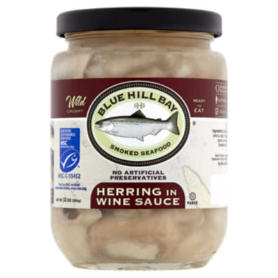 Blue Hill Bay Herring in Wine Sauce, 12 oz