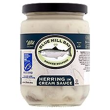 Blue Hill Bay Smoked Seafood in Cream Sauce, Herring, 12 Ounce