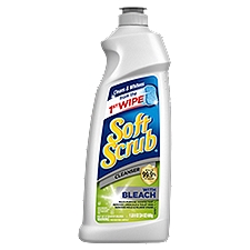 Soft Scrub Cleanser, Bleach, 24 Fluid ounce