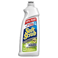 Soft Scrub Cleanser, Bleach, 36 Ounce