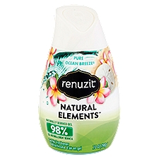 Renuzit Natural Elements Pure Ocean Breeze Gel Air Freshener, 7.0 oz