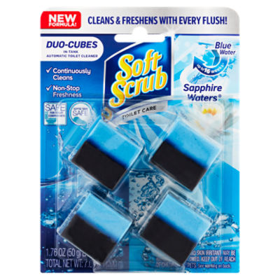 Soft Scrub Sapphire Waters DuoCubes InTank Automatic Toilet Cleaner