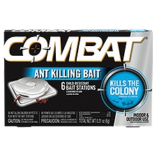 Combat Ant Killing Bait, 6 count, 0.21 oz