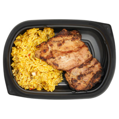 Grilled Chicken Thighs & Spanish Rice - Sold Cold