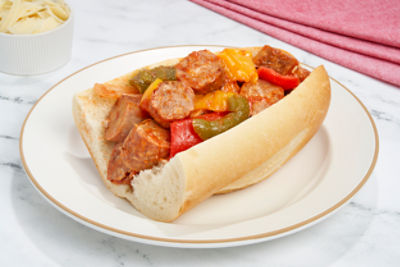 Sausage, Peppers & Onions Sub - Sold Hot