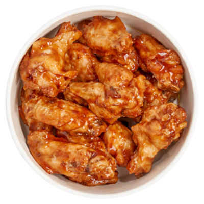Store Prepared Bone-In BBQ Wings Bucket - Sold Hot, 32 oz