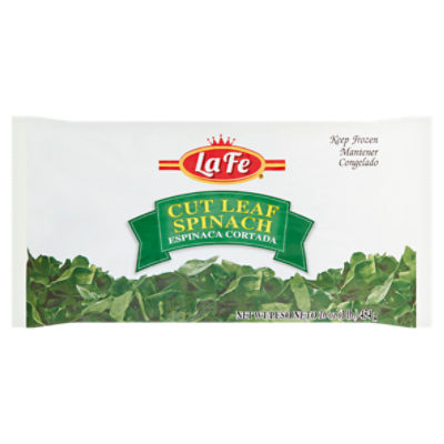 La Fe Cut Leaf Spinach, 16 oz, 16 Ounce