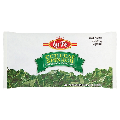La Fe Cut Leaf Spinach, 16 oz