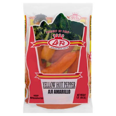La Fe Yellow Hot Pepper, 1 lb
