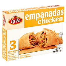 La Fe Chicken Empanadas, 3 count, 9 oz