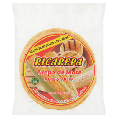 Ricarepa Mote's Arepa, 5 count, 18.8 oz