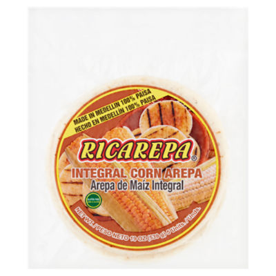 Ricarepa Integral Corn Arepa, 5 count, 19 oz
