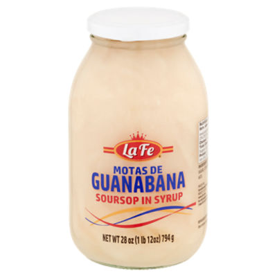 La Fe Motas De Guanabana Soursop in Syrup, 28 oz