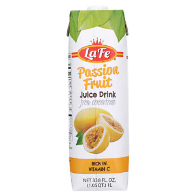 La Fe Passion Fruit Juice Drink, 33.8 fl oz